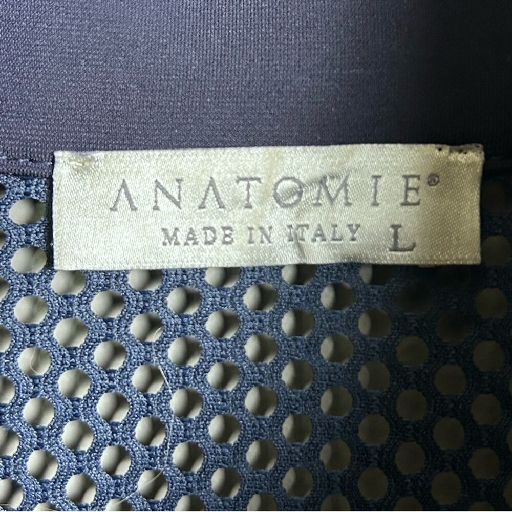 Anatomie Jacket Large netting utility sporty luxury sheer Italy blue travel - Picture 14 of 16